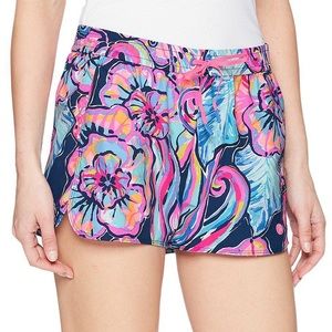 LILLY PULITZER 4” Run Around Short - Nauti Navy